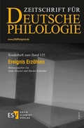 Cover: Ereignis Erz&auml;hlen - Erich Schmidt Verlag