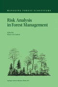 Cover: Risk Analysis in Forest Management - Springer