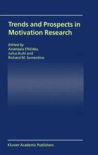 Enlarge image Cover: Trends and Prospects in Motivation Research - Springer
