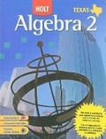 Cover: Texas Holt Algebra 2 - Holt McDougal