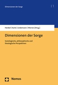 Cover: Dimensionen der Sorge - Nomos