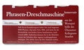 Cover: Die Phrasen-Dreschmaschine - MeterMorphosen