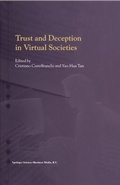 Cover: Trust and Deception in Virtual Societies - Springer