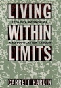 Cover: Living within Limits - OUP eBook