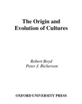 Cover: The Origin and Evolution of Cultures - OUP eBook