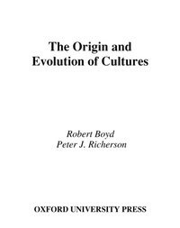 Enlarge image Cover: The Origin and Evolution of Cultures - OUP eBook