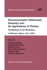 Enlarge image Cover: Noncommutative Differential Geometry and Its Applications to Physics - Springer