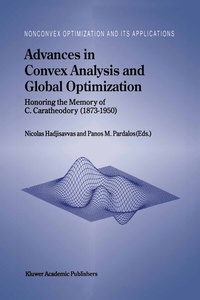 Abbildung von: Advances in Convex Analysis and Global Optimization - Springer