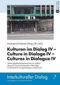 Cover: Kulturen im Dialog IV - Culture in Dialogo IV - Cultures in Dialogue IV - Peter Lang Verlag