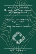 Cover: Advances in Continuum Mechanics and Thermodynamics of Material Behavior - Kluwer Academic Publishers