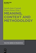 Cover: Meaning, Context and Methodology - De Gruyter Mouton
