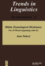 Cover: Jaan Puhvel: Hittite Etymological Dictionary / Words beginning with SA - De Gruyter Mouton
