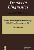 Cover: Jaan Puhvel: Hittite Etymological Dictionary / Words beginning with SA - De Gruyter Mouton