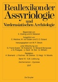 Cover: Zeichennamen - Zypresse - De Gruyter