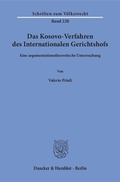 Cover: Das Kosovo-Verfahren des Internationalen Gerichtshofs. - Duncker & Humblot