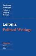 Cover: Leibniz: Political Writings - Cambridge University Press