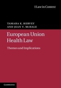 Abbildung von: European Union Health Law - Cambridge University Press