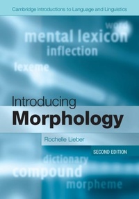 Enlarge image Cover: Introducing Morphology - Cambridge University Press