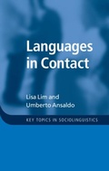 Cover: Languages in Contact - Cambridge University Press