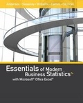 Cover: Essentials of Modern Business Statistics with MicrosoftA (R)Office ExcelA (R) (with XLSTAT Education Edition Printed AccessA (R)Card) - South-Western College Publishing
