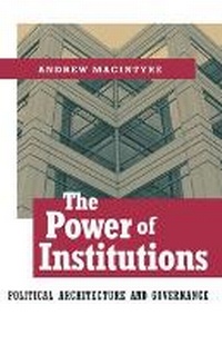 Enlarge image Cover: The Power of Institutions - Cornell University Press
