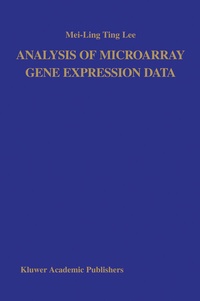 Enlarge image Cover: Analysis of Microarray Gene Expression Data - Springer