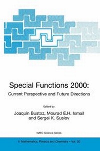 Abbildung von: Special Functions 2000: Current Perspective and Future Directions - Kluwer Academic Publishers
