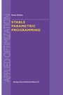Cover: Stable Parametric Programming - Springer
