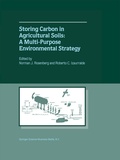 Cover: Storing Carbon in Agricultural Soils - Springer