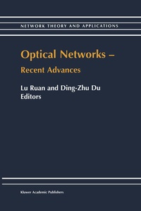 Enlarge image Cover: Optical Networks - Recent Advances - Kluwer Academic Publishers