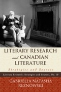 Cover: Literary Research and Canadian Literature - Scarecrow Press