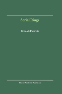Abbildung von: Serial Rings - Kluwer Academic Publishers