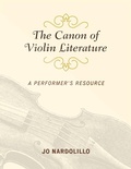 Cover: The Canon of Violin Literature - Scarecrow Press