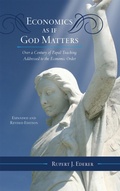 Cover: Economics as if God Matters - Scarecrow Press