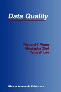 Abbildung von: Data Quality - Kluwer Academic Publishers