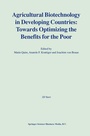 Cover: Agricultural Biotechnology in Developing Countries - Kluwer Academic Publishers