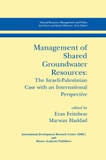 Cover: Management of Shared Groundwater Resources - Springer