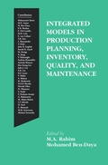 Cover: Integrated Models in Production Planning, Inventory, Quality, and Maintenance - Springer