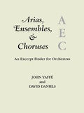 Cover: Arias, Ensembles, & Choruses - Scarecrow Press