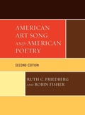 Cover: American Art Song and American Poetry - Scarecrow Press