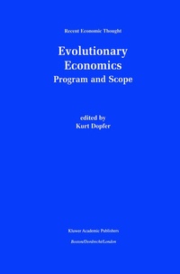 Enlarge image Cover: Evolutionary Economics: Program and Scope - Springer