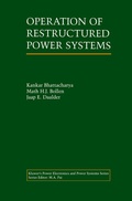 Cover: Operation of Restructured Power Systems - Springer
