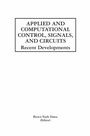 Cover: Applied and Computational Control, Signals, and Circuits - Kluwer Academic Publishers