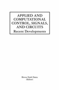 Cover: Applied and Computational Control, Signals, and Circuits - Kluwer Academic Publishers