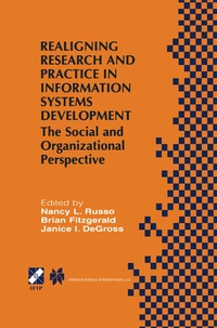 Enlarge image Cover: Realigning Research and Practice in Information Systems Development - Kluwer Academic Publishers