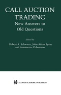 Cover: Call Auction Trading - Springer