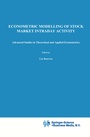 Cover: Econometric Modelling of Stock Market Intraday Activity - Springer