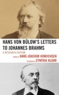 Cover: Hans von Buelow's Letters to Johannes Brahms - Scarecrow Press