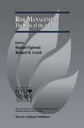 Cover: Risk Management: The State of the Art - Springer
