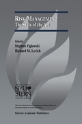 Cover: Risk Management: The State of the Art - Springer